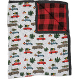 Cotton Muslin Quilted Throw - Holiday Haul