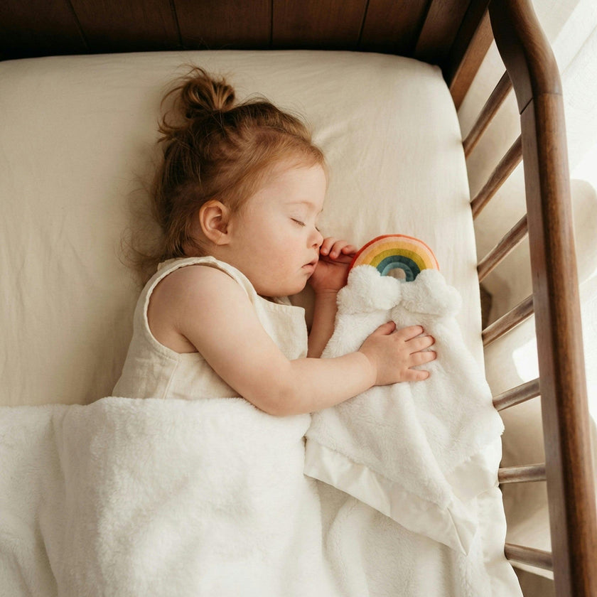 Little Rainbow Lovey Blanket