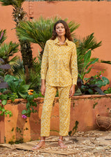Fern Pants Yellow Mushroom
