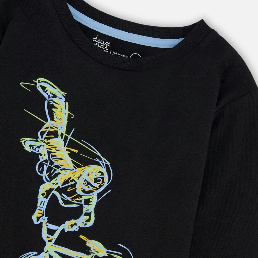 Long Sleeve Cotton Jersey Tee Shirt