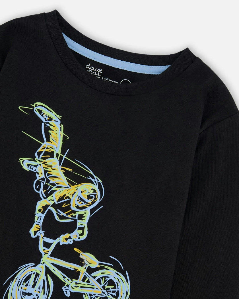 Long Sleeve Cotton Jersey Tee Shirt