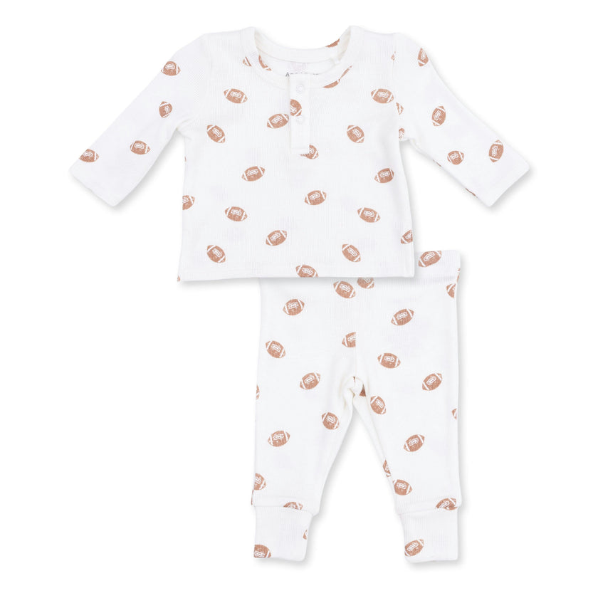Mini Footballs - Long Sleeve Henley Play Set