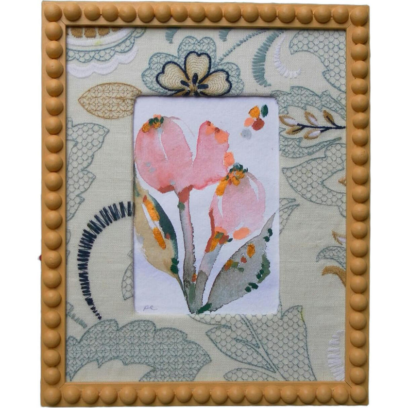 Slow Seeds No. 23 – Original Watercolor & Oil Pastel Painting