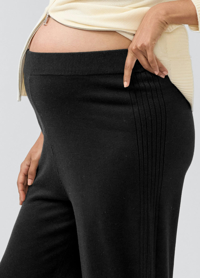 Wide Leg Knit Maternity Sweater Pant