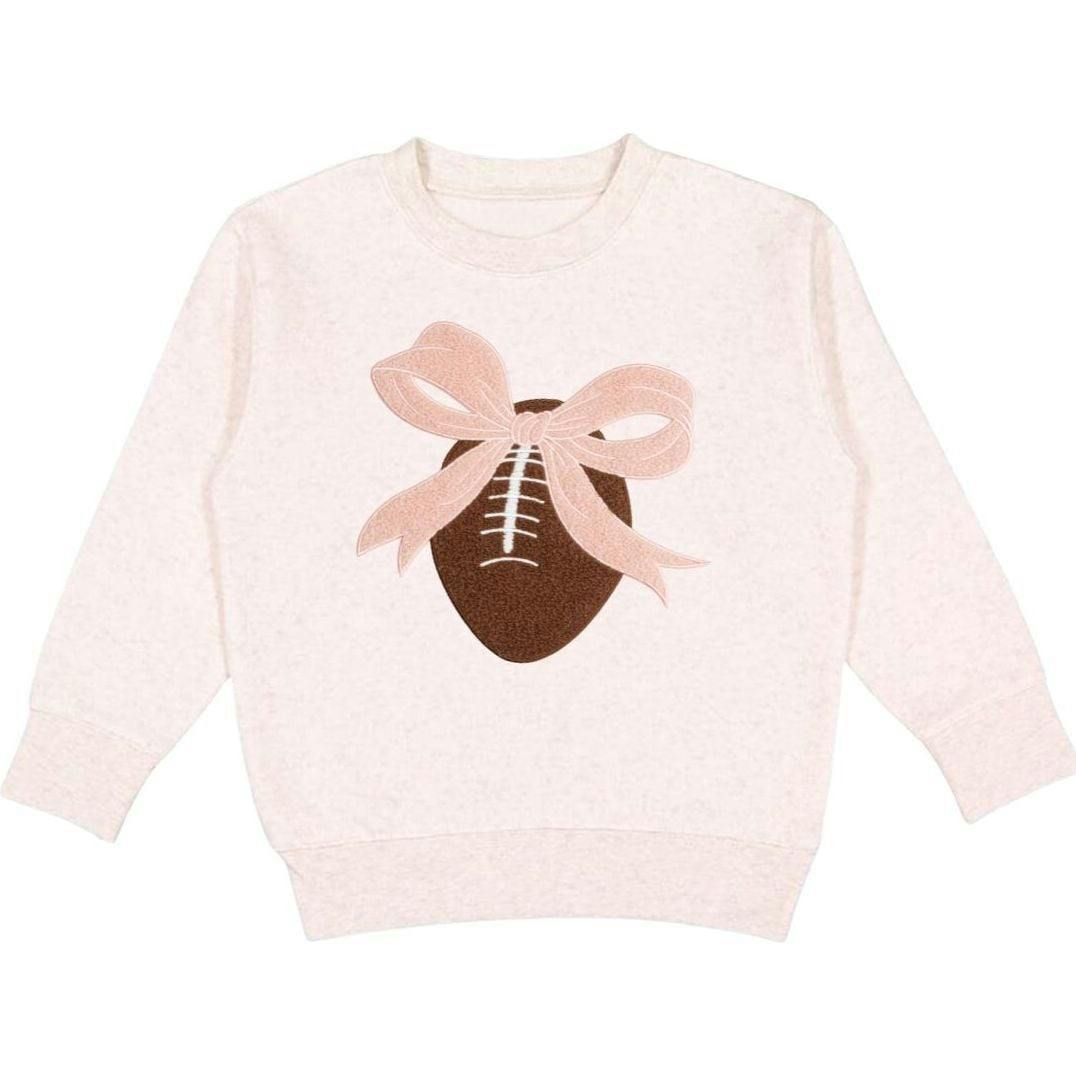 Coquette Football Patch Sweatshirt - Natural