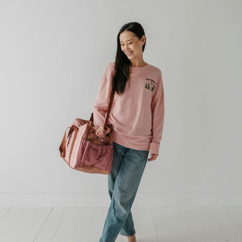 Women's Pullover Mama in Burlwood