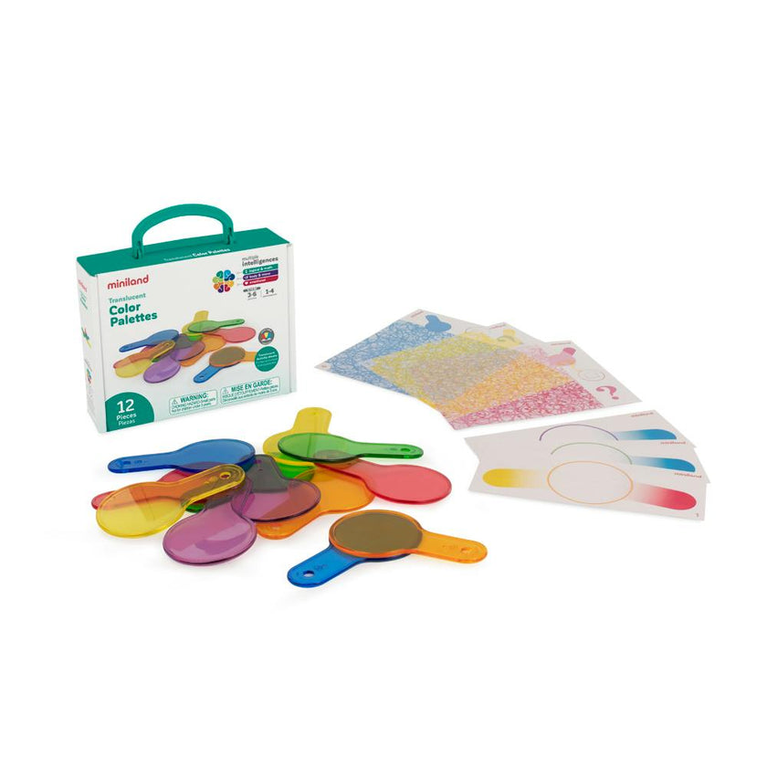 Translucent Color Palettes 12 pcs