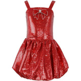 Ruby Sequin Bubble Dress