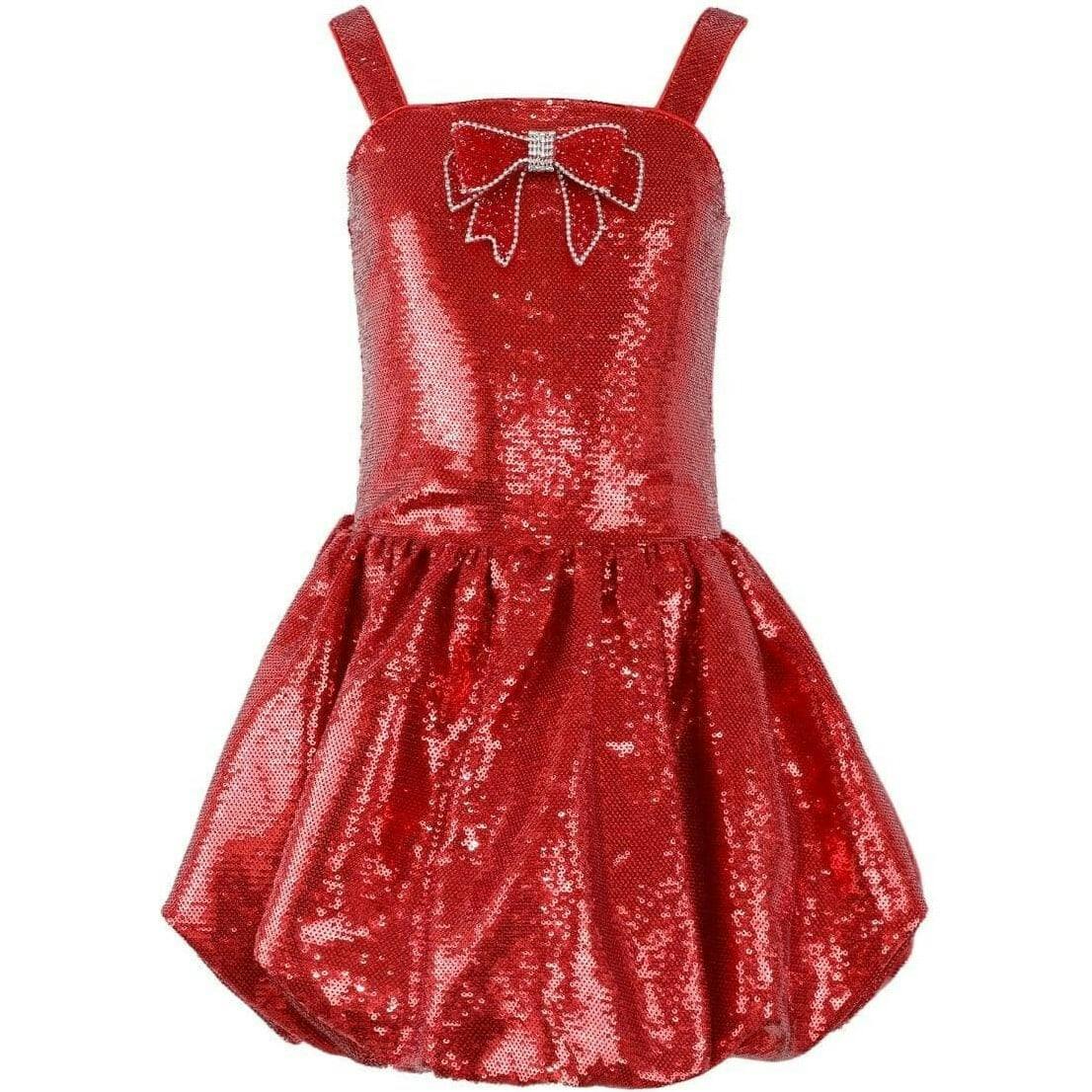 Ruby Sequin Bubble Dress