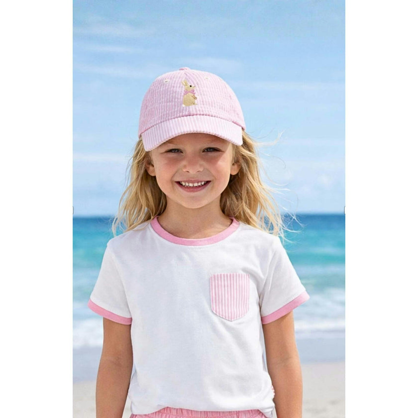Bunny Bow Baseball Hat
