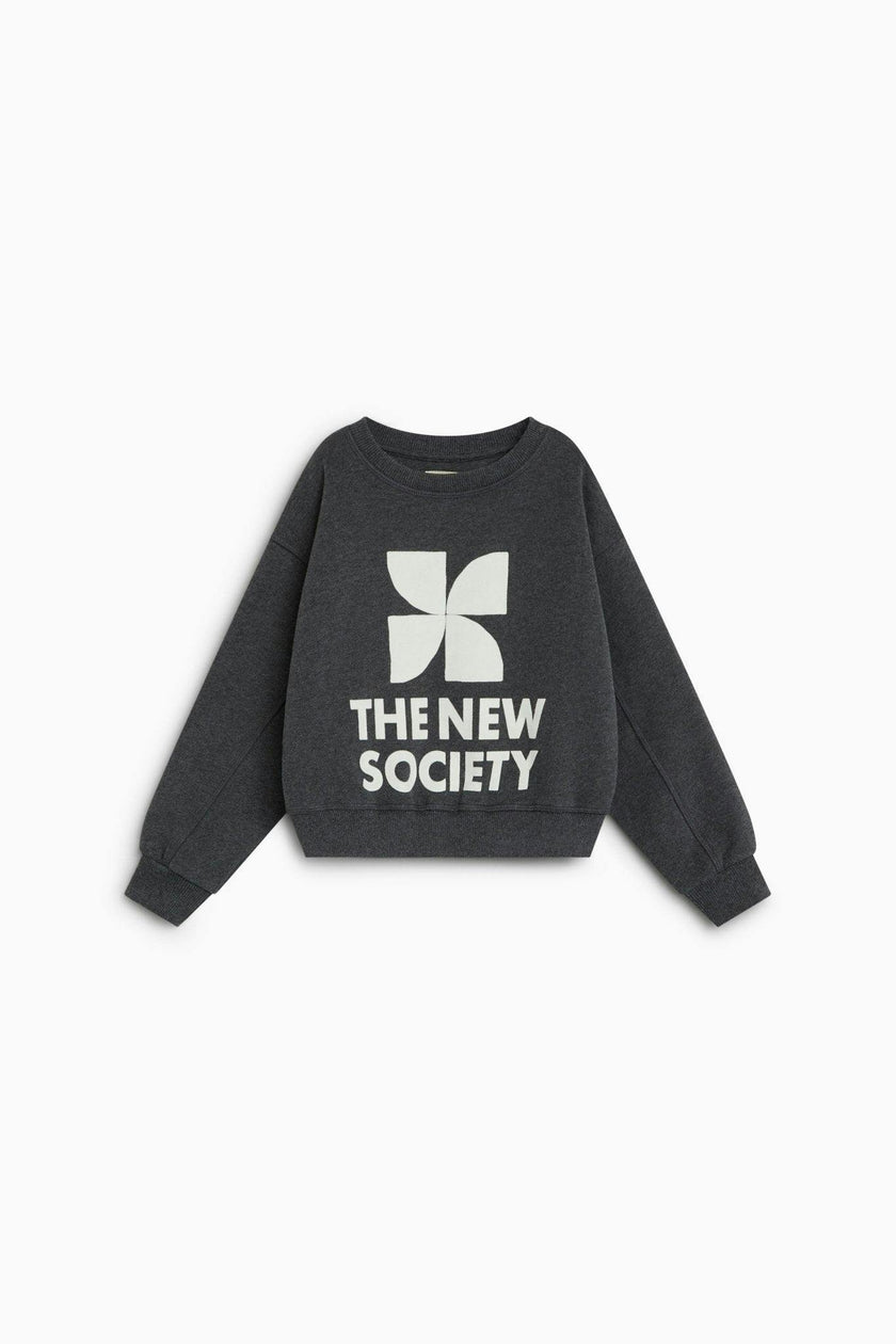 TNS Logo Sweatshirt Dark Grey Melange