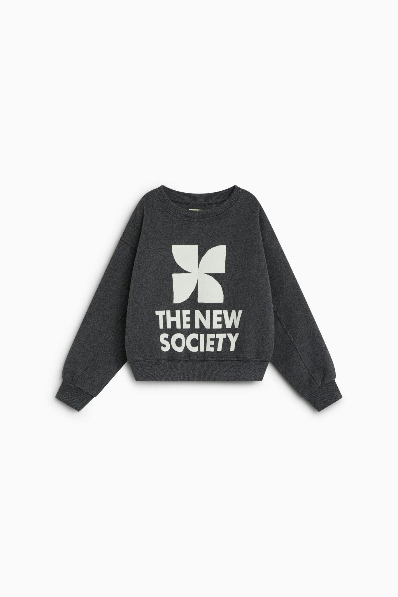 TNS Logo Sweatshirt Dark Grey Melange