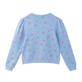 Tween Girls Crewneck Sweatshirt & Short Set | Cherry Print