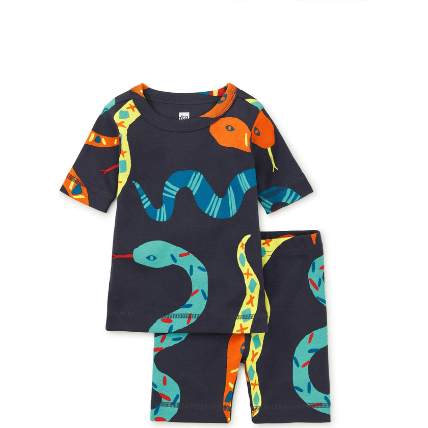 In Your Dreams Above-Knee Short Pajama Set, Multi