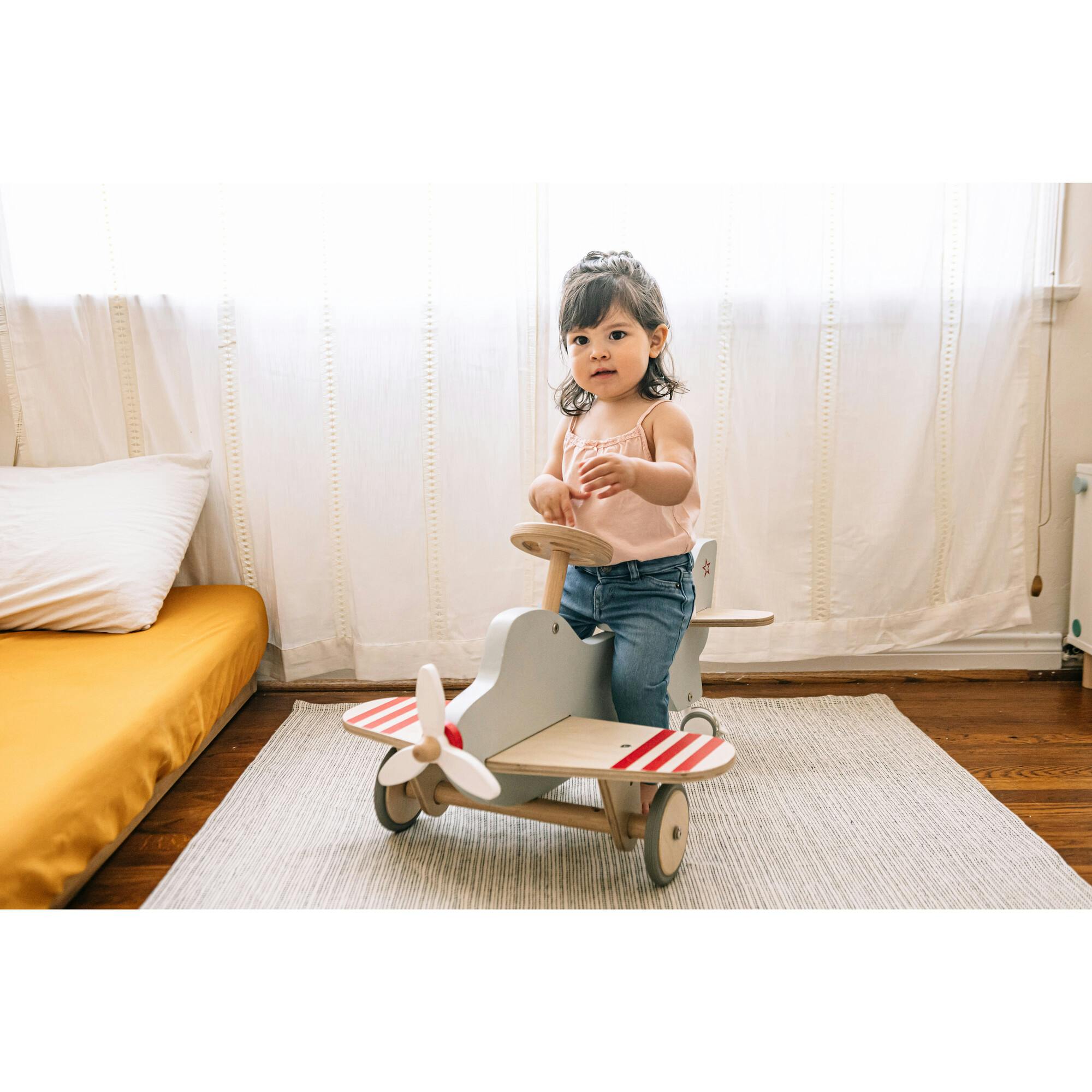 Wood Airplane Rocker & Ride-On