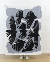 Crows Knit Blanket