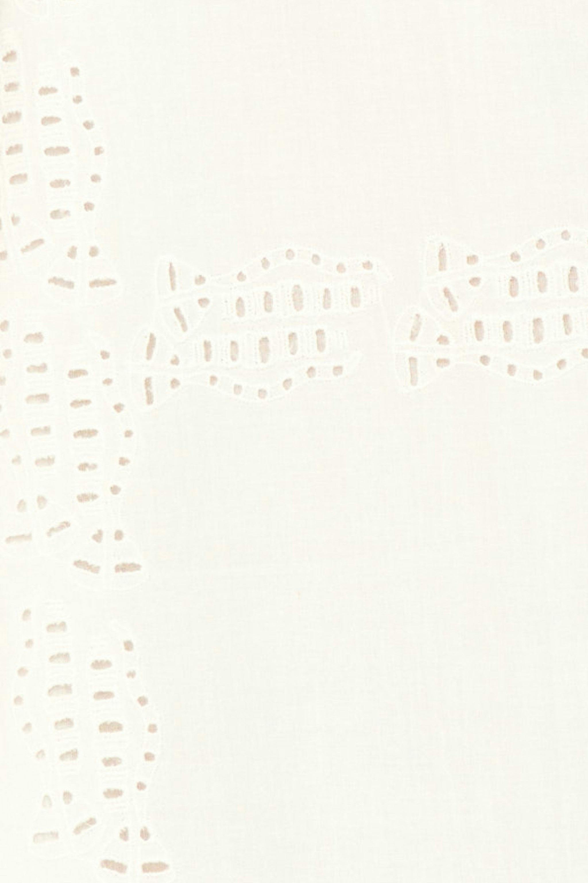 Ica Dress in White Marine Eyelet