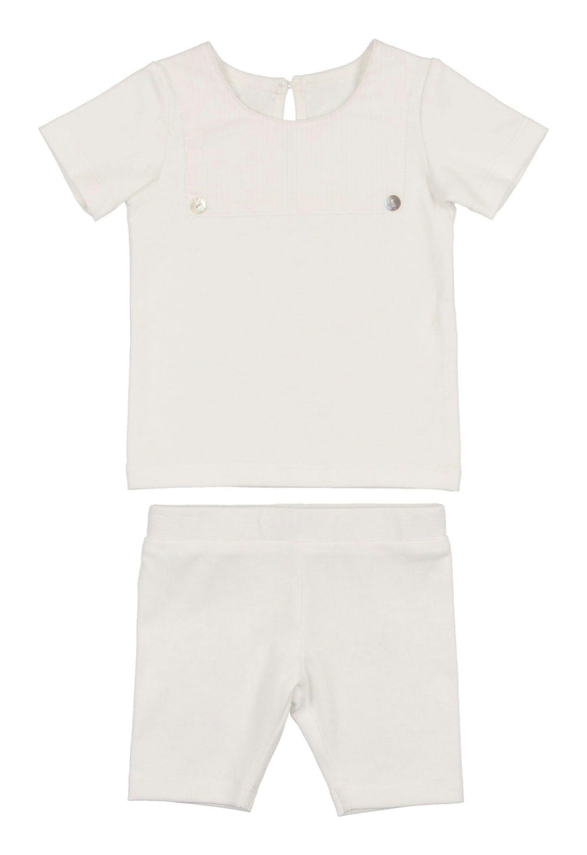 Poplin Bib Top & Short Set