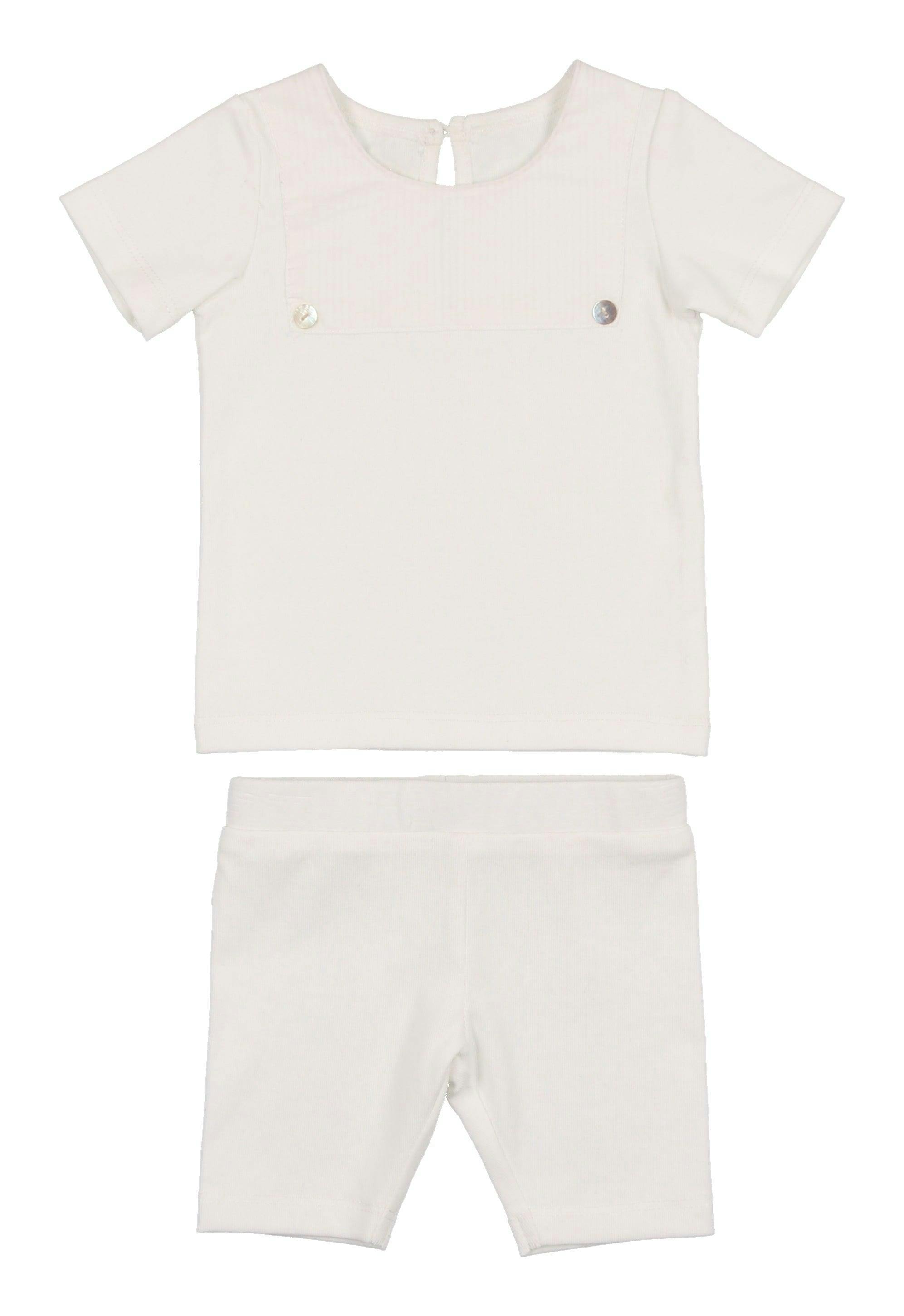 Poplin Bib Top & Short Set