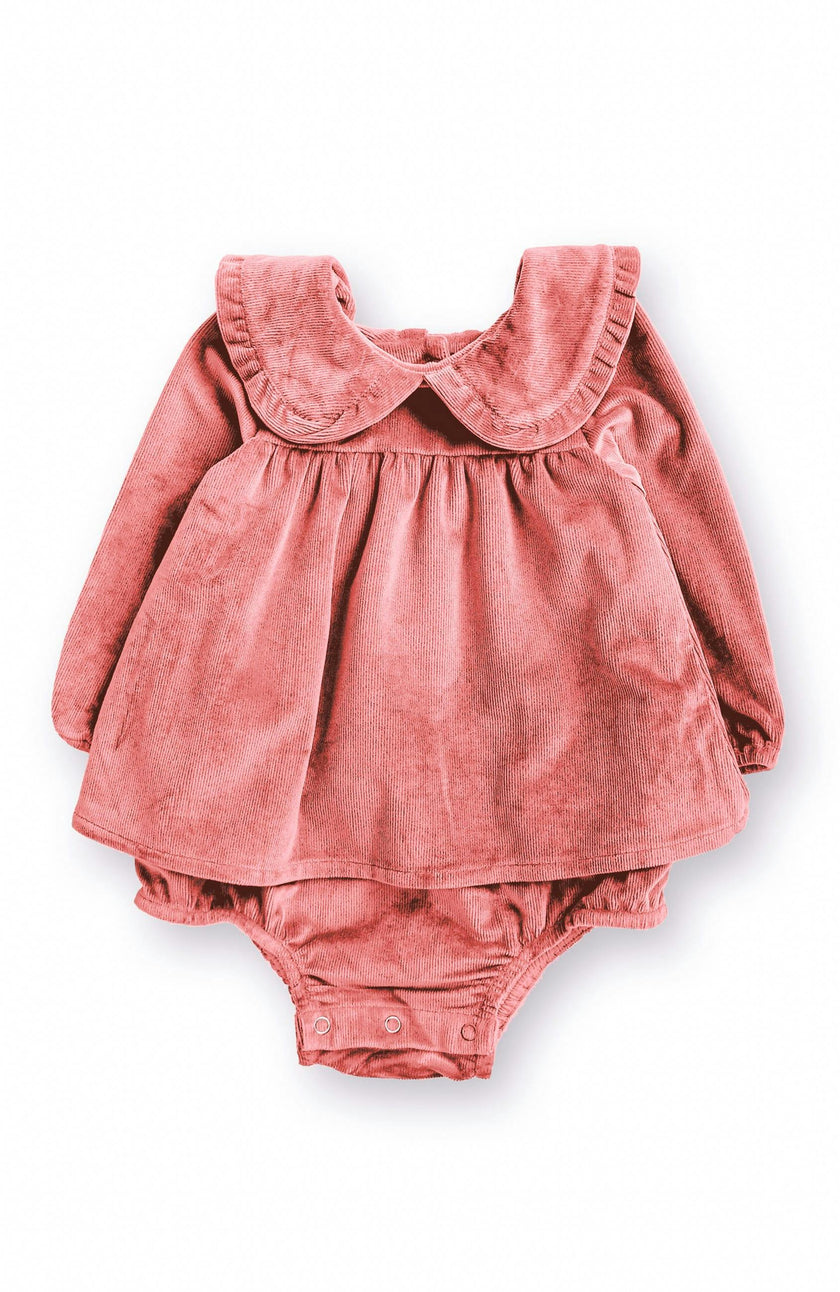 Rose Lila Bubble Romper