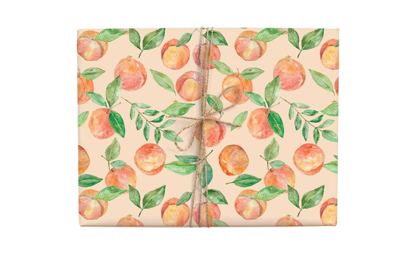 Peach Orchard Gift Wrap