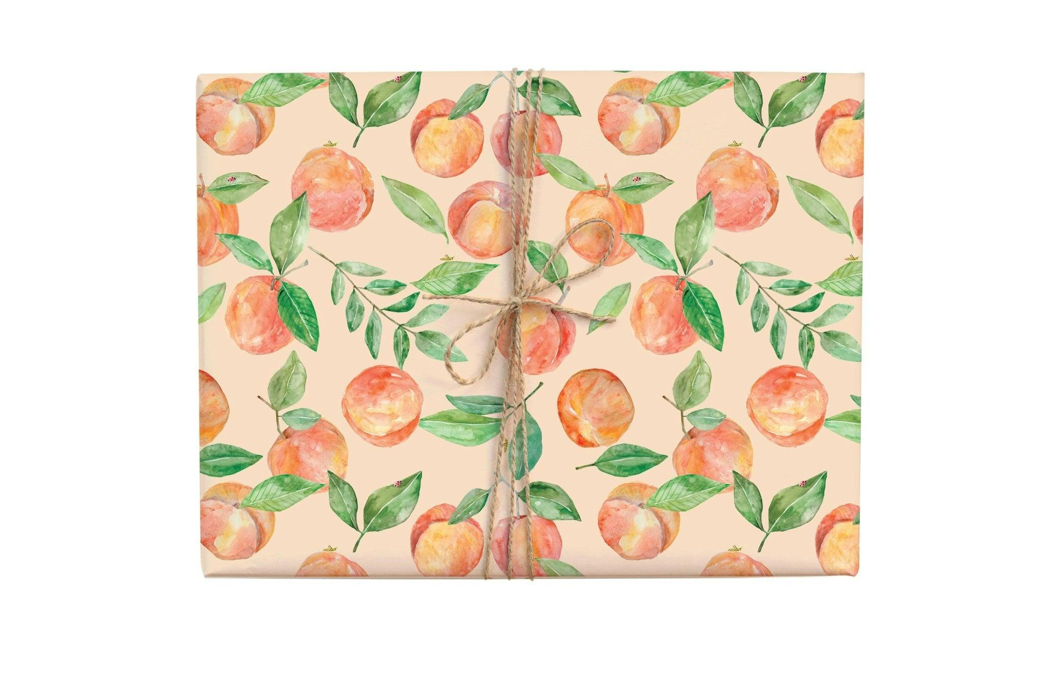 Peach Orchard Gift Wrap