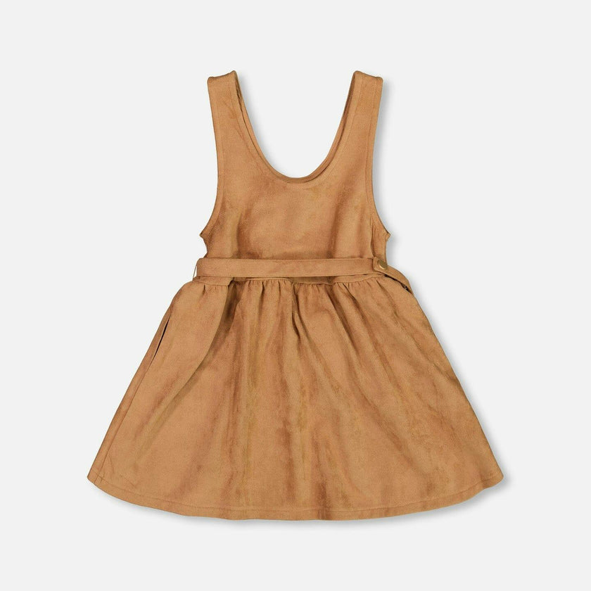 Stretch Suede Effect Jumper with Bag