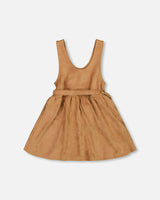 Stretch Suede Effect Jumper with Bag