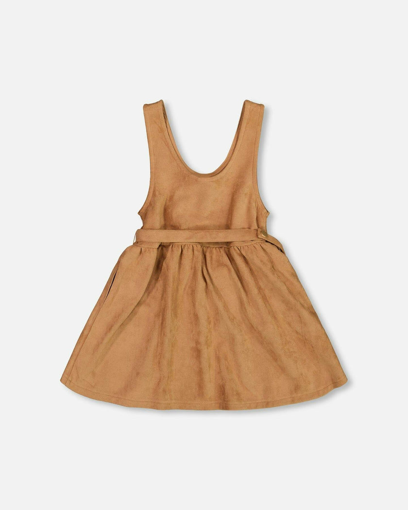 Stretch Suede Effect Jumper with Bag