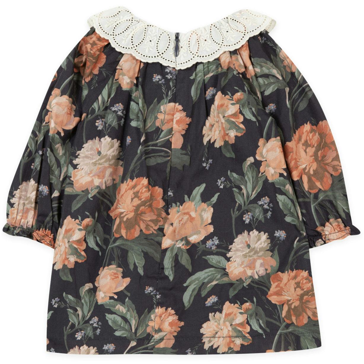 Baby Vintage Embroidered Lace Collar Dress