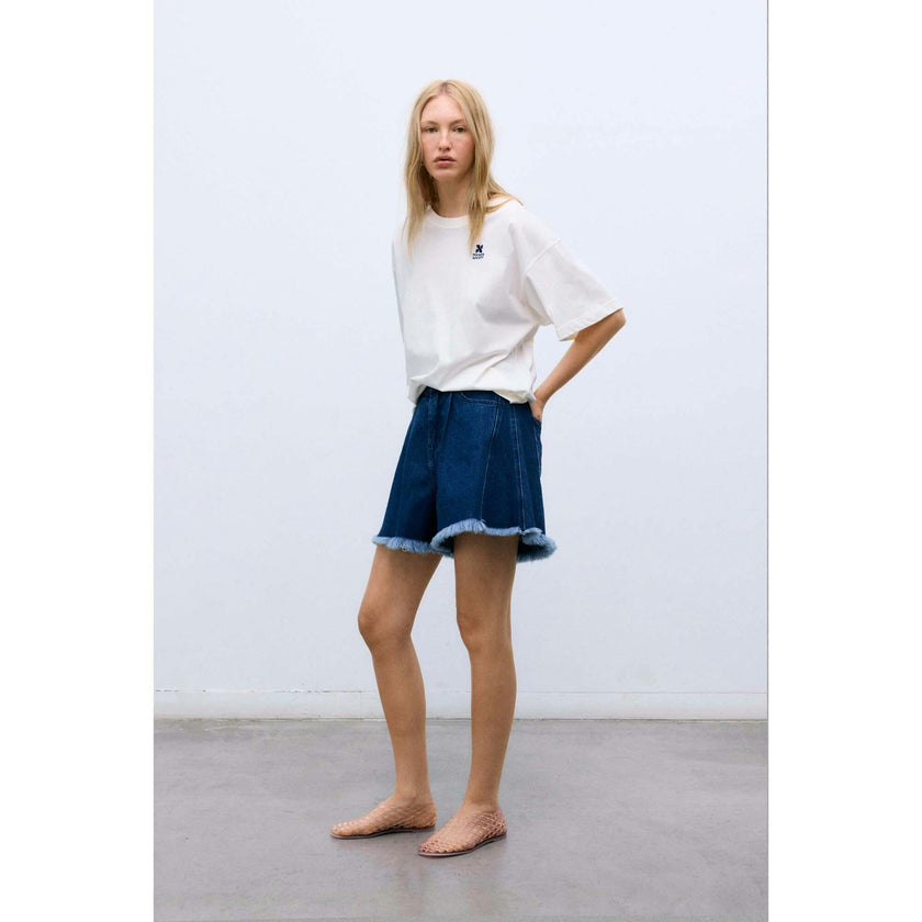 TNS Denim Woman Short Indigo Denim