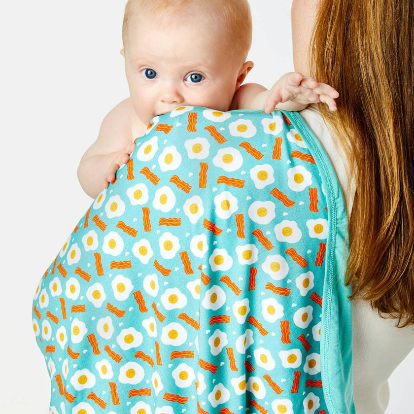 Stretchy Oversized Blanket - Bacon & Eggs Haze