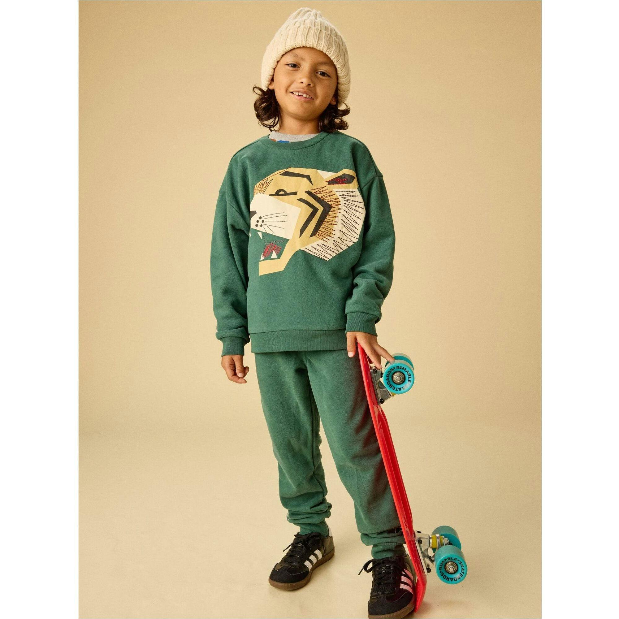 Embroidered Popover, Green