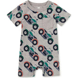 Pocket Shortie Baby Romper, Multi