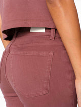 Mara Straight Mid Rise Instasculpt™ Ankle Jeans | Dried Rose