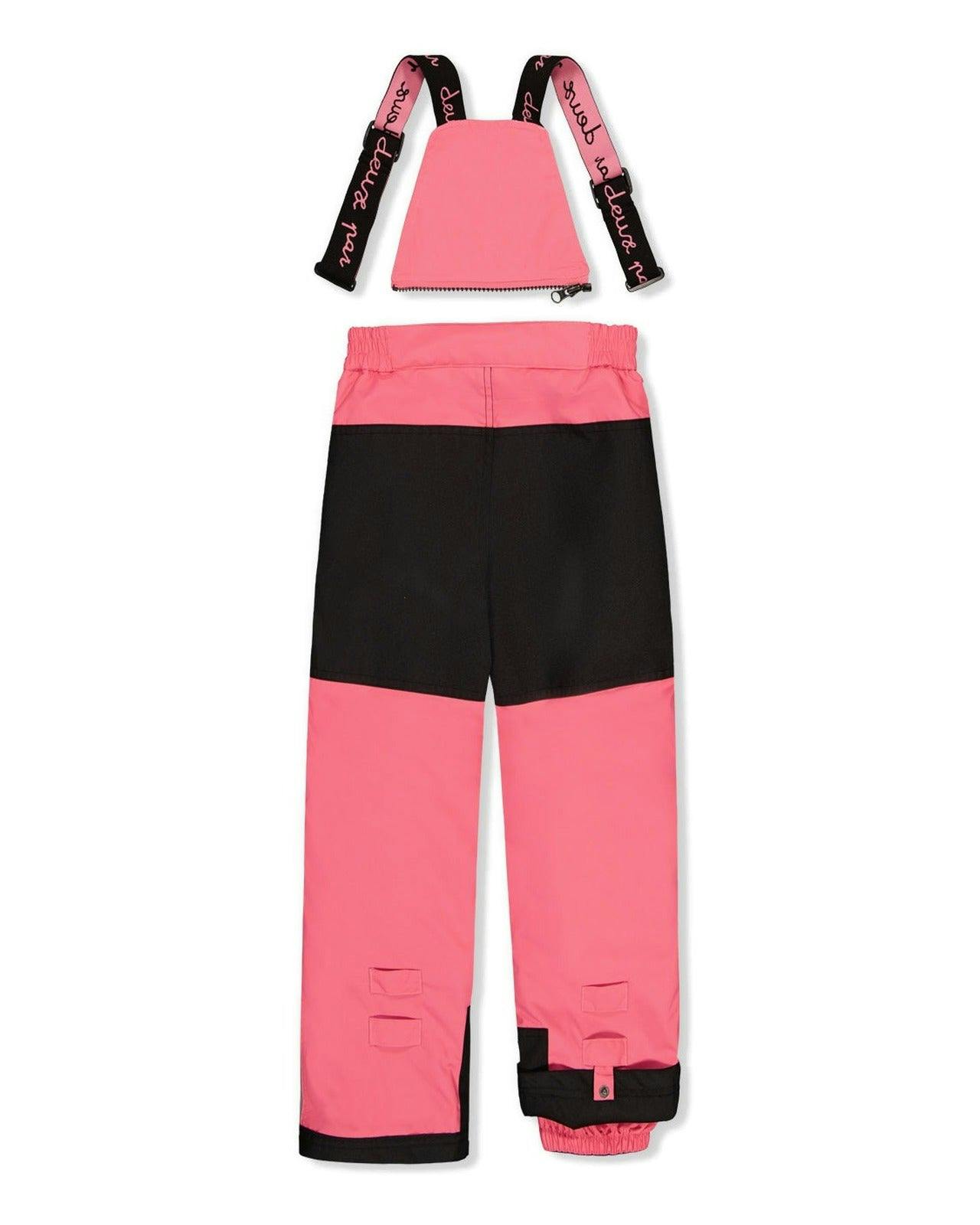Two Piece Play Snowsuit Black Zebra Print With Pink Pants