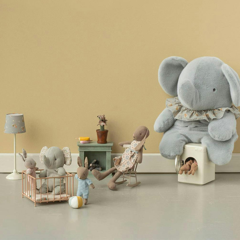 Rabbit set, Micro - Brown - Blue