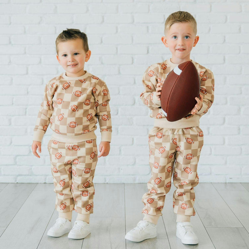 Football Checkered Jogger
