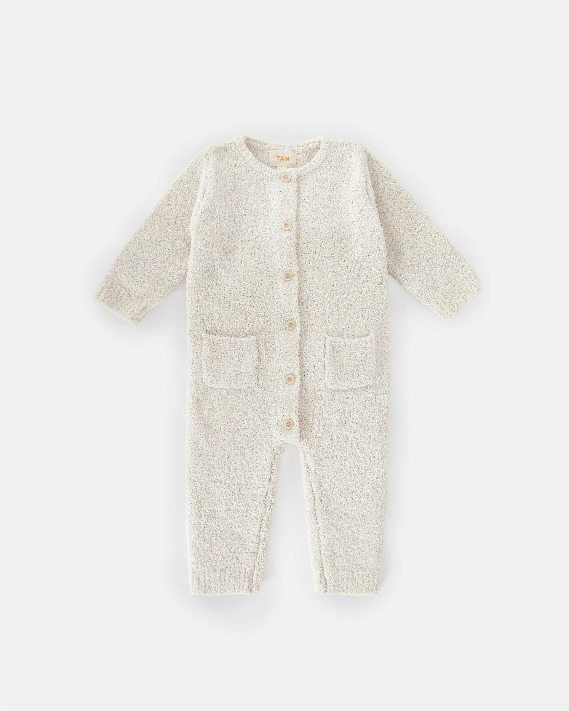 Long Sleeve Jumpsuit - Fuzzy