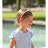 Plaid Ric Rac Headband in Scottie Stewart