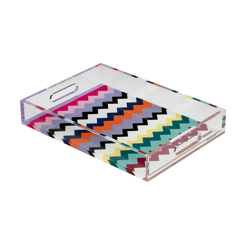 Tray Riverbero Vassoiio Multicolor Medium Tray 9.8 X 13.8 In