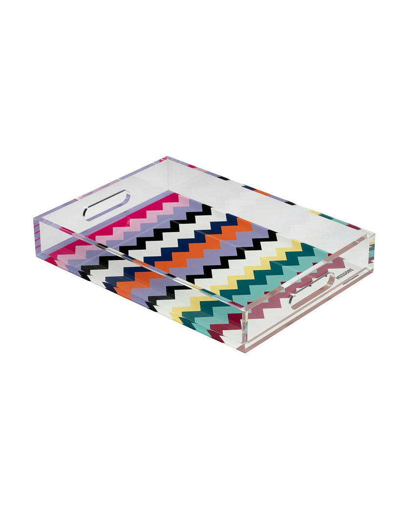 Tray Riverbero Vassoiio Multicolor Medium Tray 9.8 X 13.8 In
