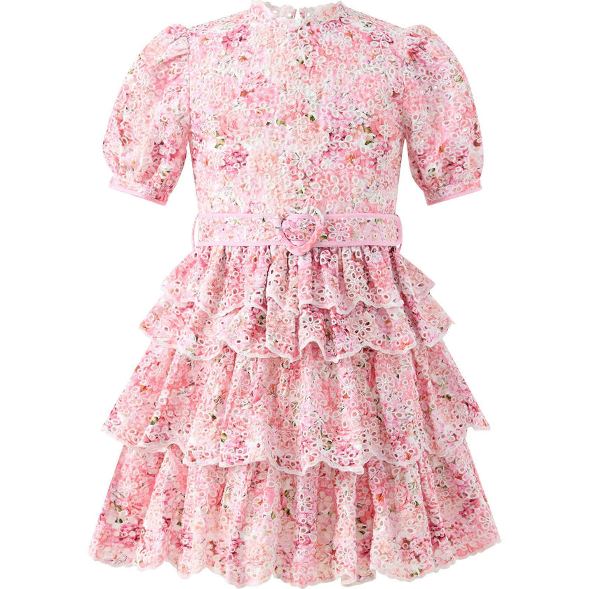 Julietta Cotton Embroidered Mini Dress