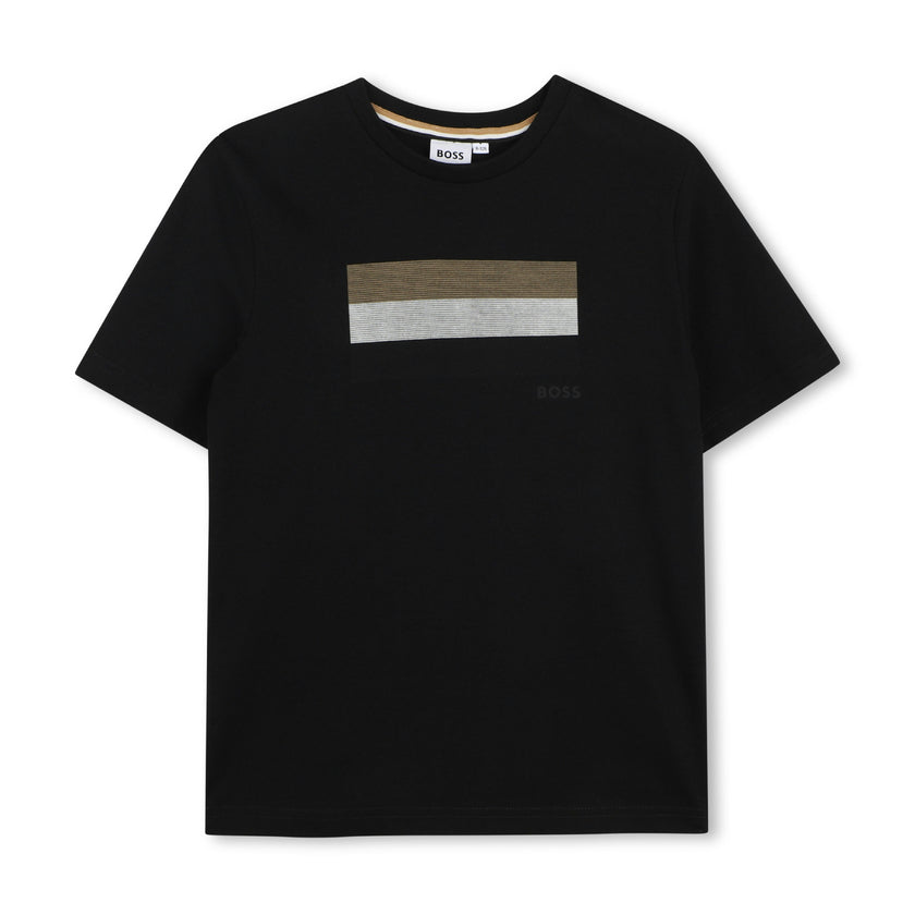Black Multi-Tone Graphic T-Shirt