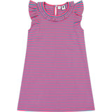 Collette Ruffle Sleeve Dress, Stripes