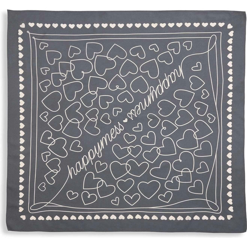 bandana - stone hearts