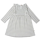 Organic Long Sleeve Ruffle Dress