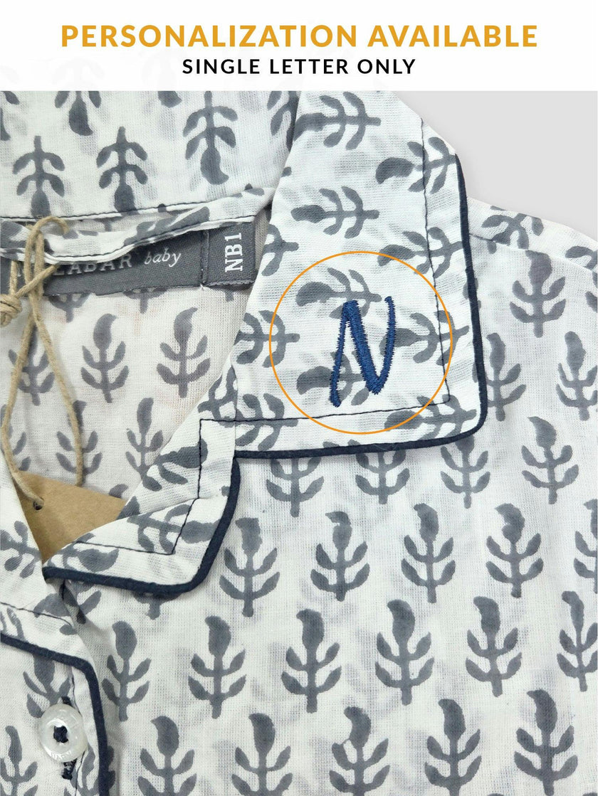 Block-Printed Loungewear Gift Set