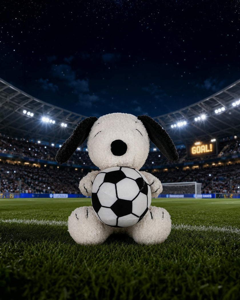 Plush Peanuts Snoopy Soccer 6"