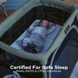 Moov and Comfy 3-in-1 Travel Crib and Play Yard